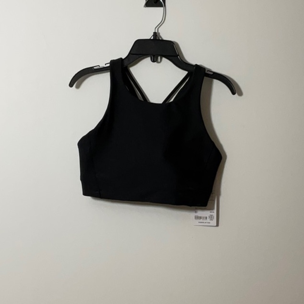 Athleta Black Strappy Sports Bra